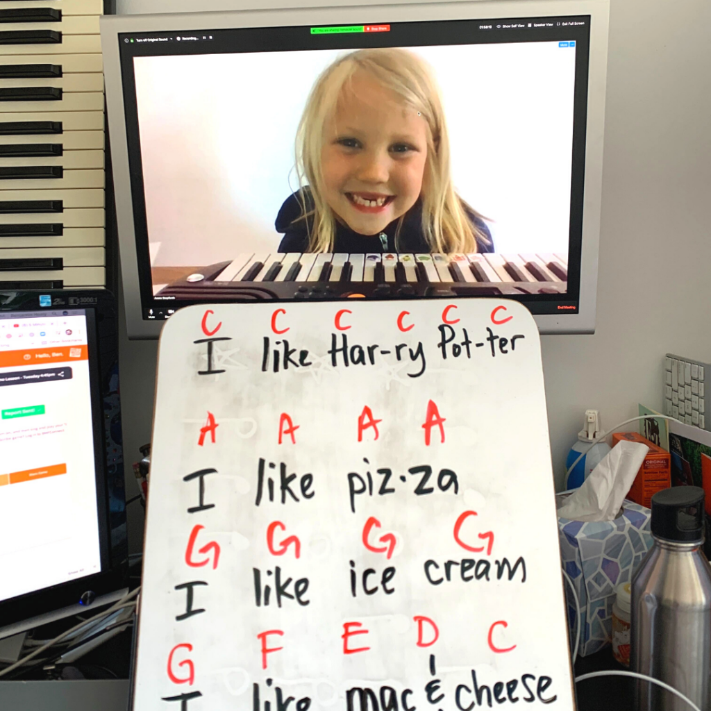 songwriting for kids in private lessons