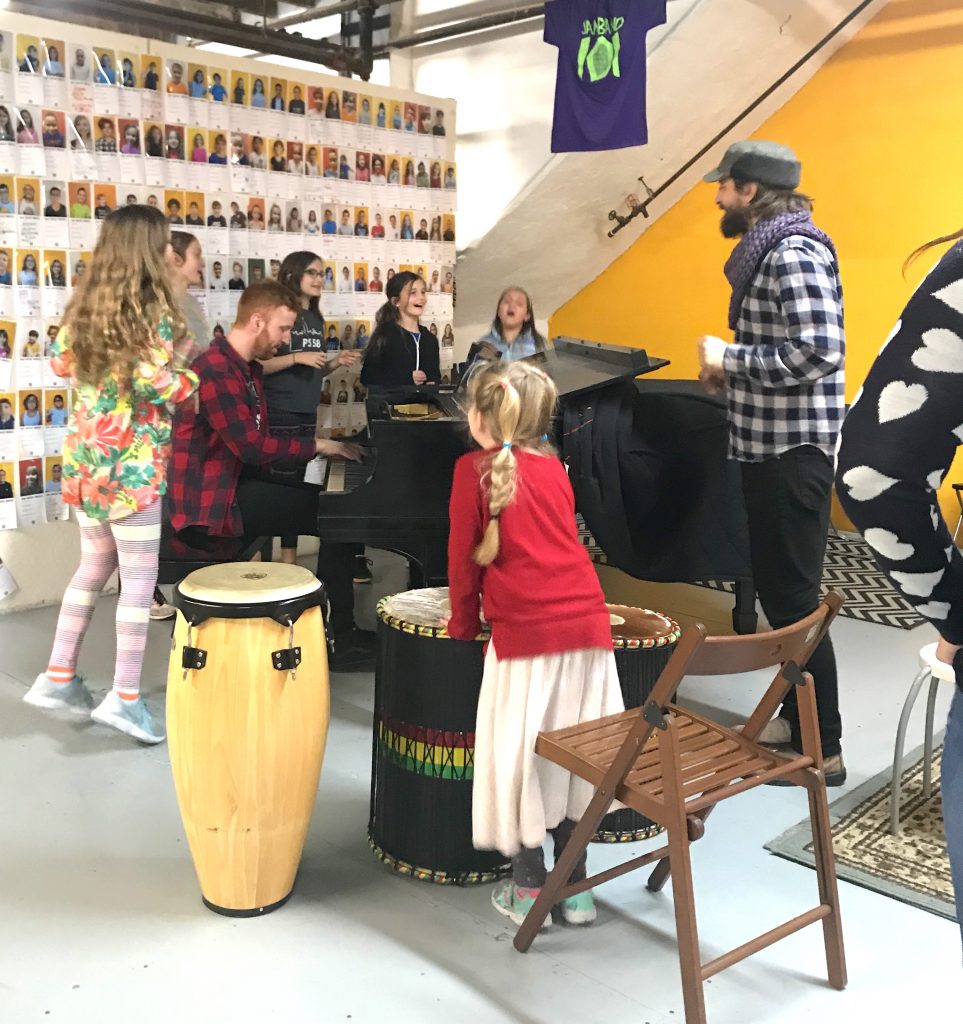 songwriting for kids community room